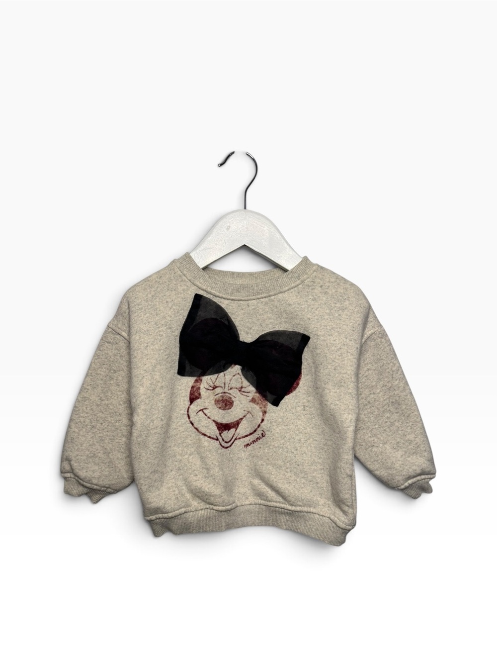 ⭐️ 5/$30 Zara Kids Disney Minnie Mouse Sweater size 2Y